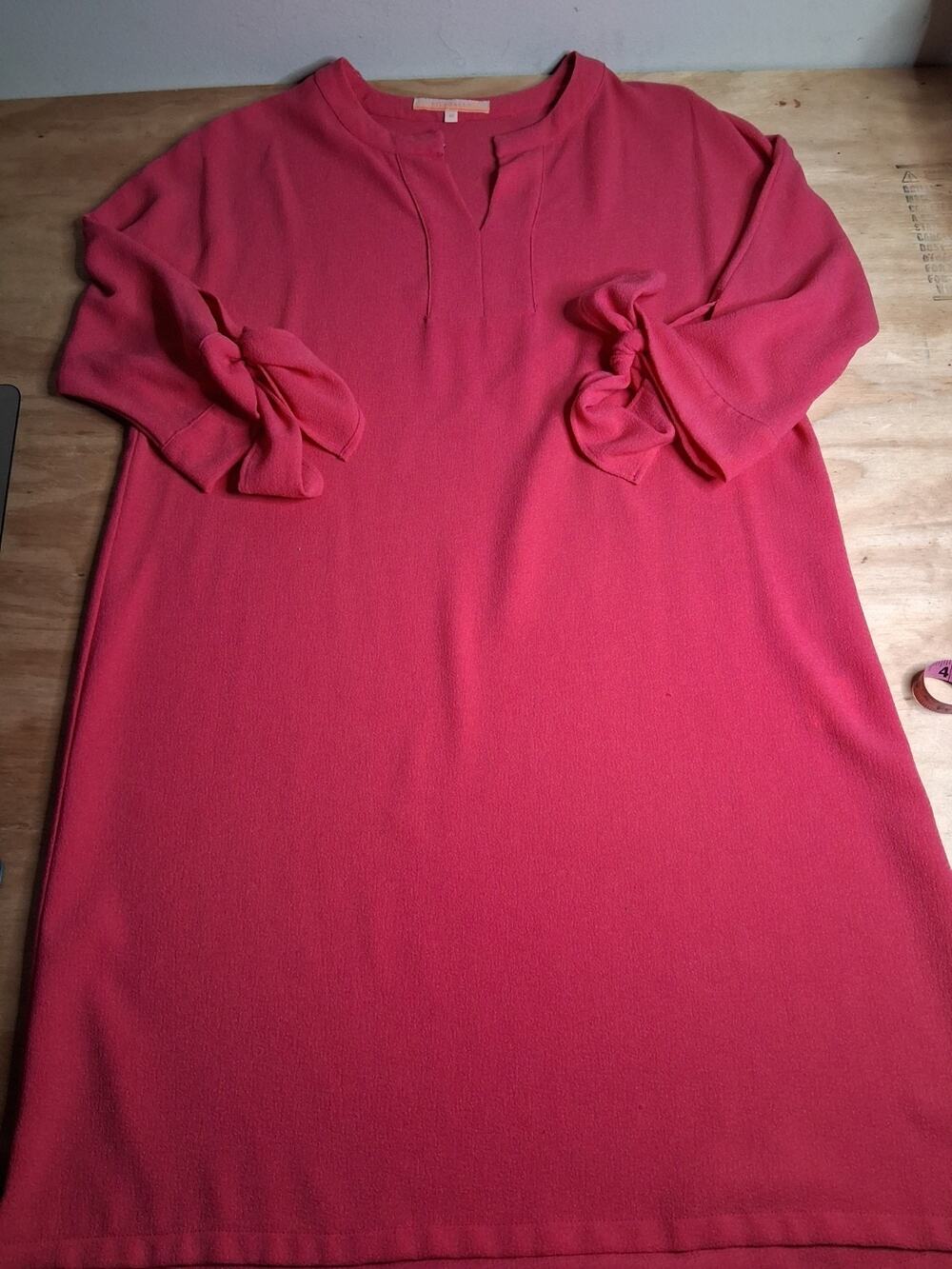Vilagallo Womens Dress Sz 40 Pink Short Sleeve Summer Dress Short Dress
